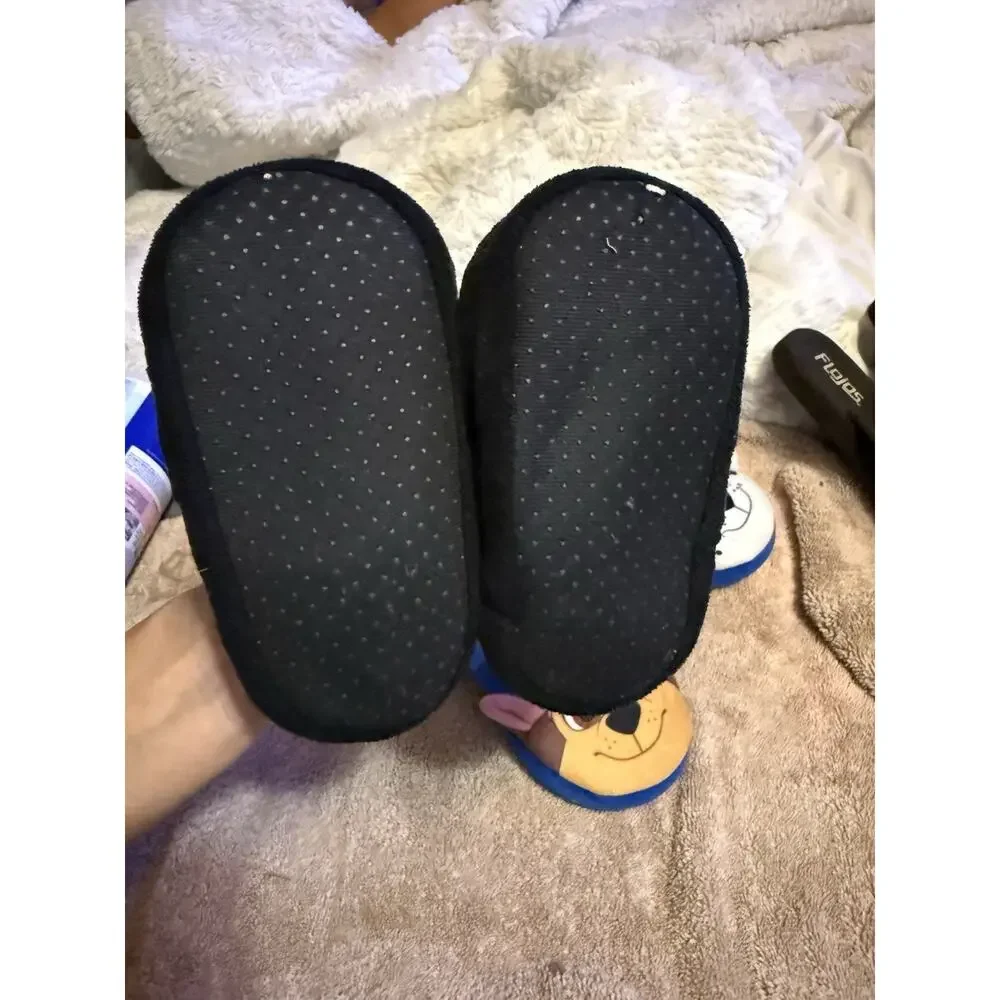 slippers Lot 3, Kids Fabric Slippers Spider-Man Mickey PAW patrol. (9/10) (7/8)
